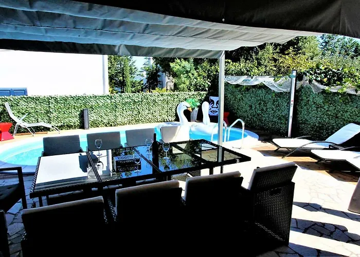 Summer Dream With Heated Pool, Sauna And Jacuzzi Malinska